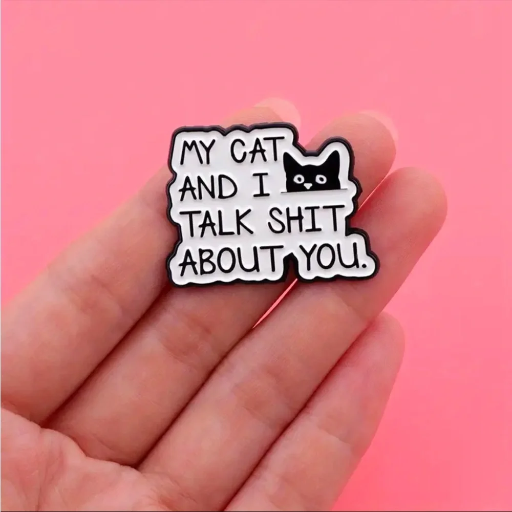 Funny Cat Pin